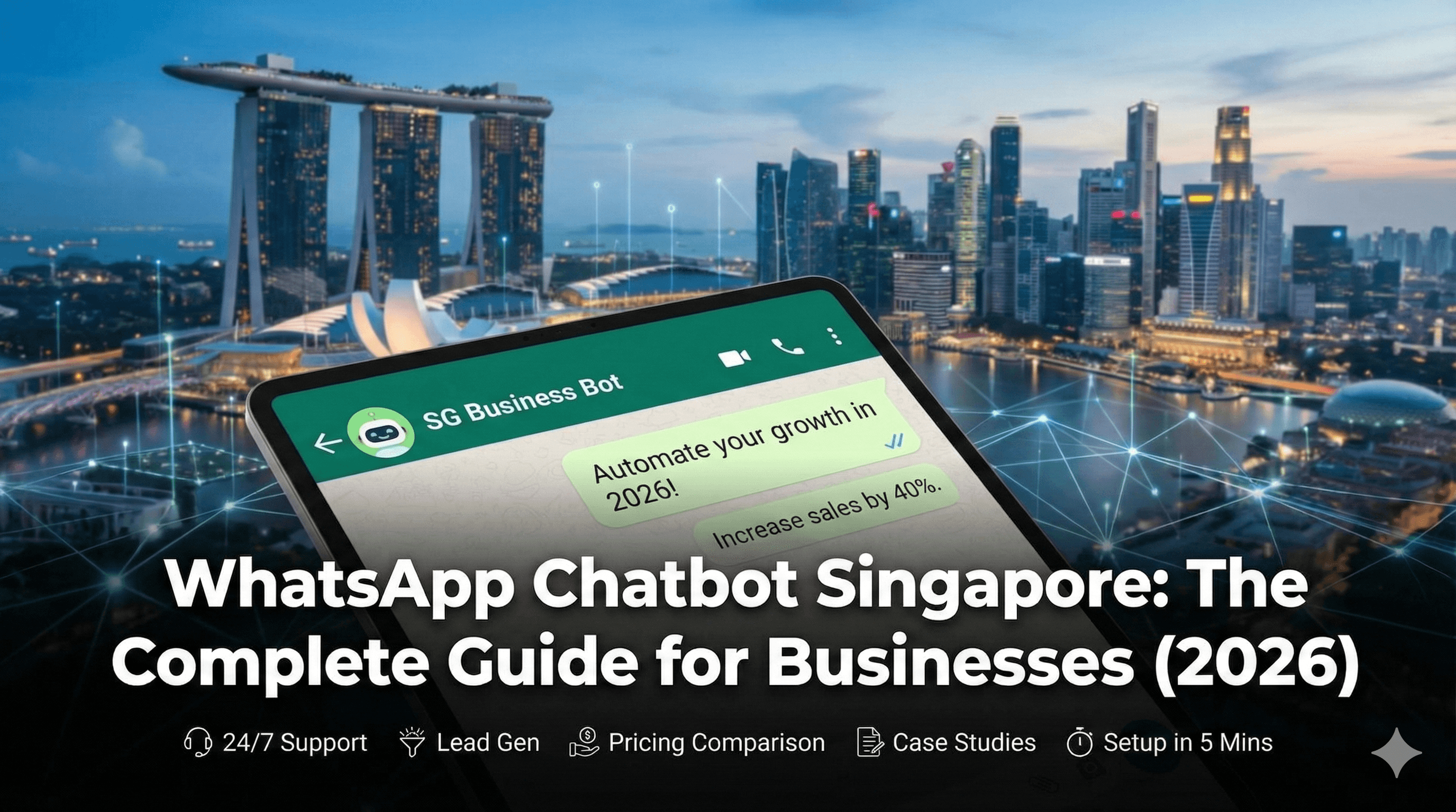 WhatsApp chatbot conversation preview